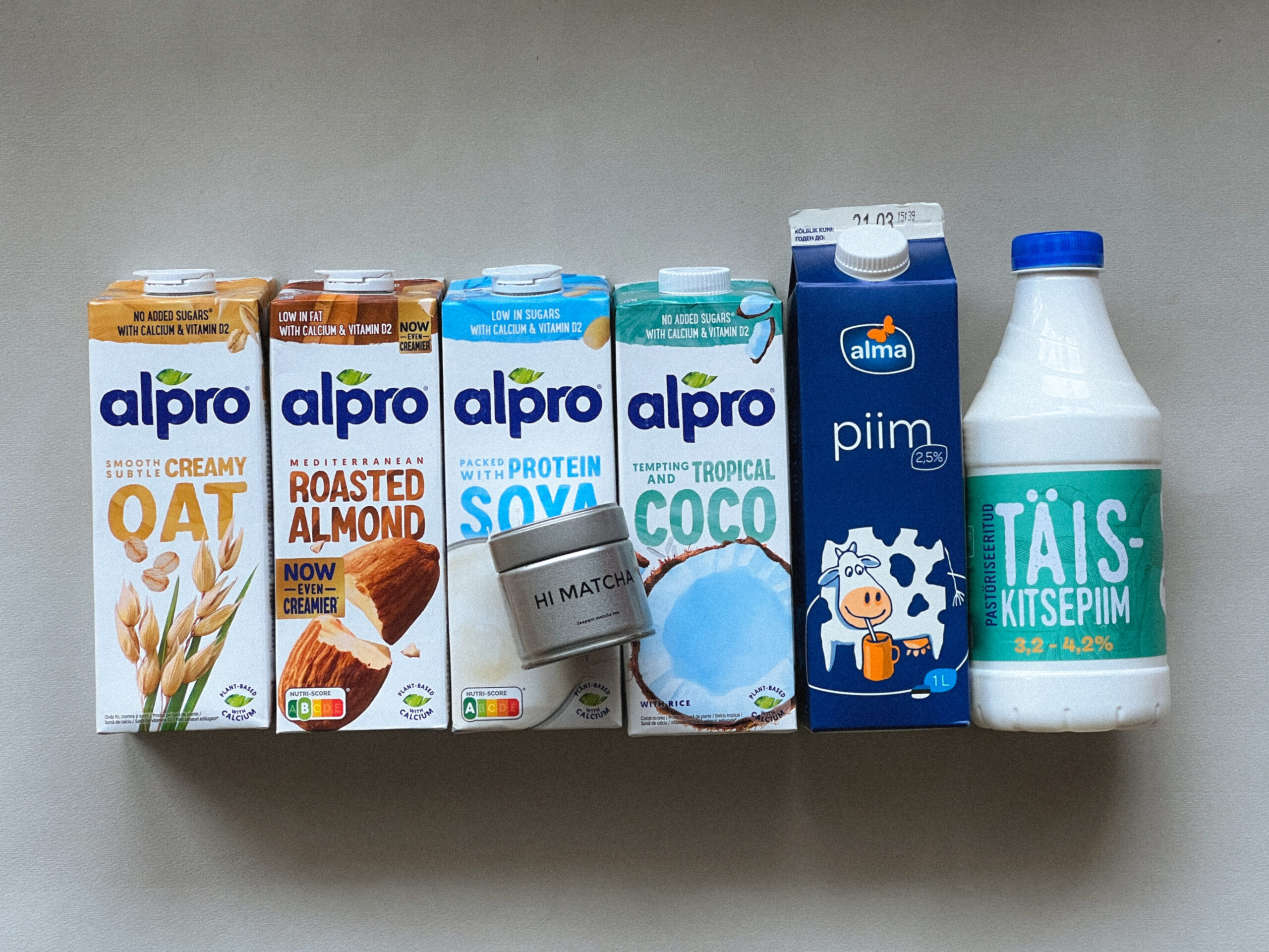 SUUR PIIMA TEST:  Millist piima/taimset jooki valida?
